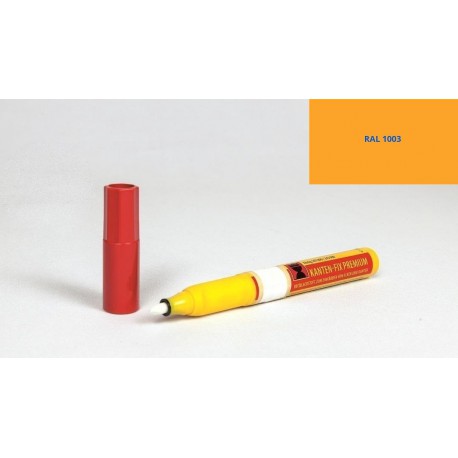 Korekčné pero, fixka pre opravu laku RAL 1003 Signálna žltá