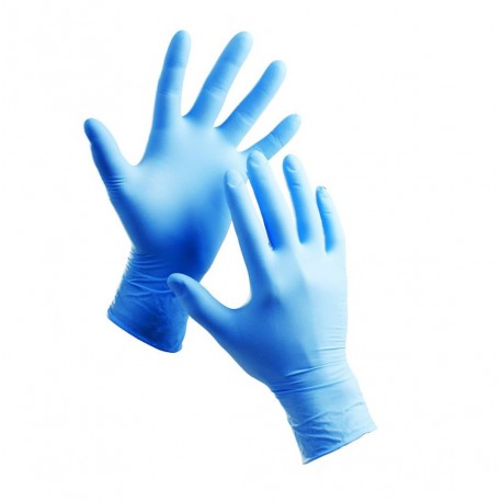Ochranné jednorázové nitrilové rukavice