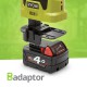 Redukce pro nářadí RYOBI na aku baterii MILWAUKEE18V