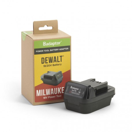 Redukce pro nářadí MILWAUKEE na aku baterii DEWALT 18V