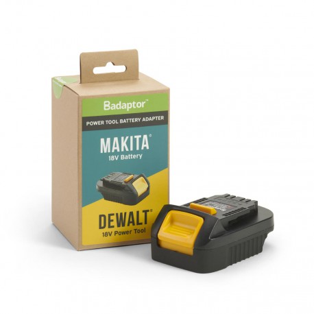 Redukcia pre náradie MILWAUKEE 18V na aku batériu MAKITA 18V